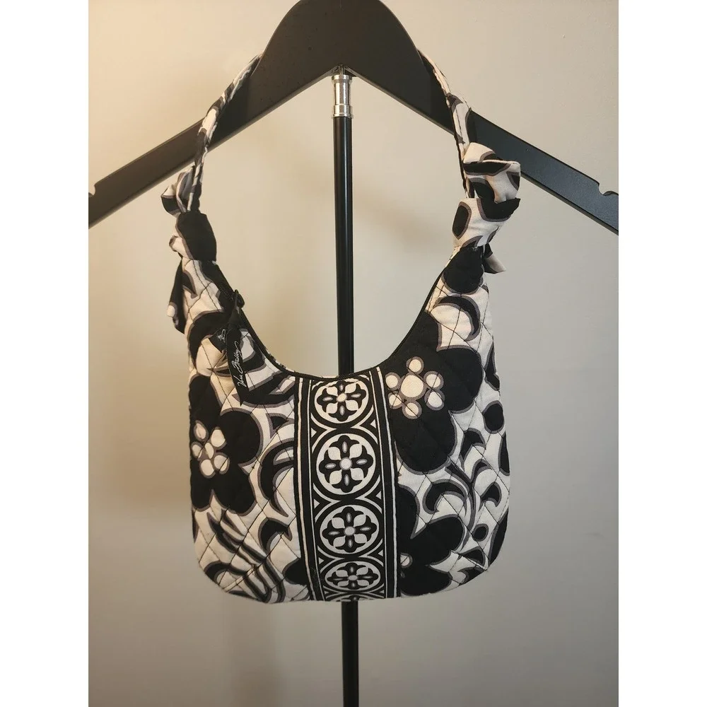 Vera Bradley Night and Day Tied Together Hobo Shoulder Bag Floral‎ NWOT